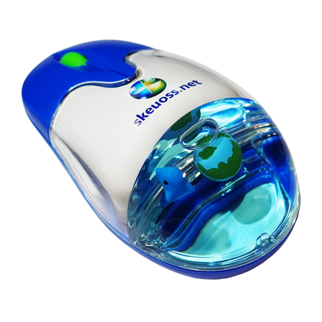 Skeuoss Frutiger Aero Aqua Liquid Mouse - Blue